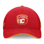 Men Fanatics Red Calgary Flames NHL Draft On Stage Trucker Adjustable Hat