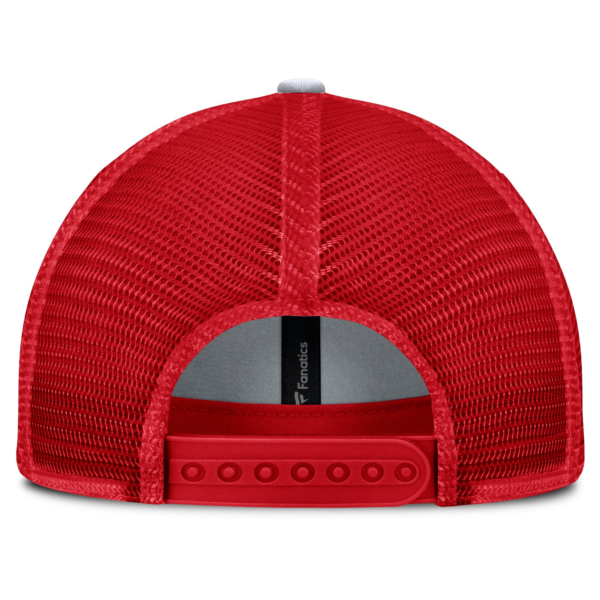 Men Fanatics Red Detroit Red Wings Fundamental One-Time Trucker Adjustable Hat