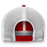 Men Fanatics Red White Florida Panthers Core Primary Logo Trucker Adjustable Hat