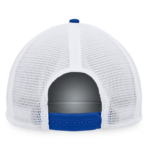 Men Fanatics Royal White New York Islanders Foam Front Patch Trucker Snapback Hat