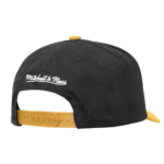 Men Mitchell & Ness Black Gold Boston Bruins May Flowers Pro Crown Adjustable Hat