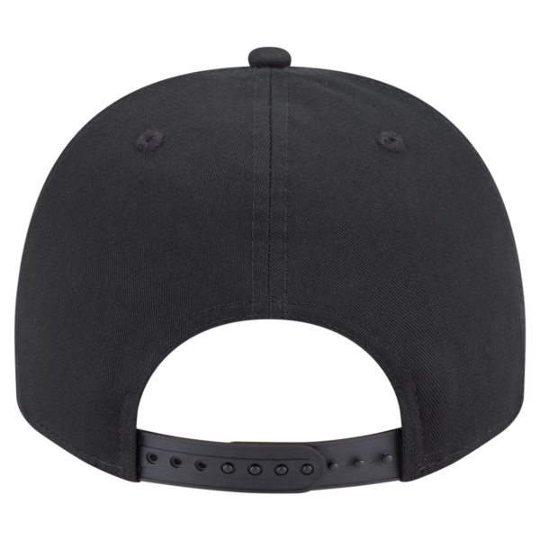 Men New Era Black Atlanta Braves Chainstitch  Snapback Hat