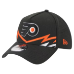 Men New Era Black Philadelphia Flyers Perforated Flex Hat