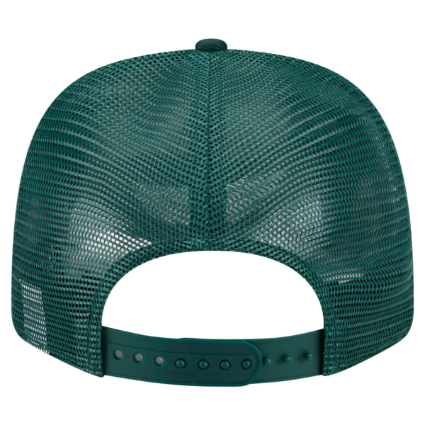 Men New Era Green Athletics Flag Stretch-Snap Hat