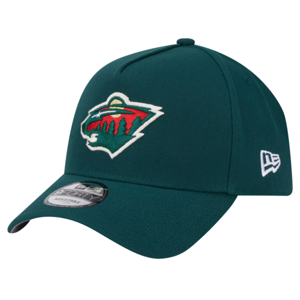 Men New Era Green Minnesota Wild Core Adjustable Hat