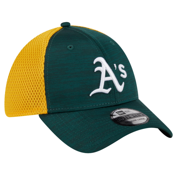 Men New Era Green Oakland Athletics Neo Flex Hat