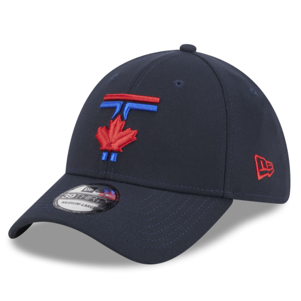 Men New Era Navy Toronto Blue Jays 2024 City Connect Flex Hat