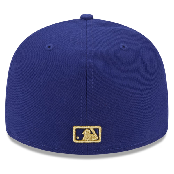 Men New Era Royal Texas Rangers Gold Collection Low Profile Fitted Hat