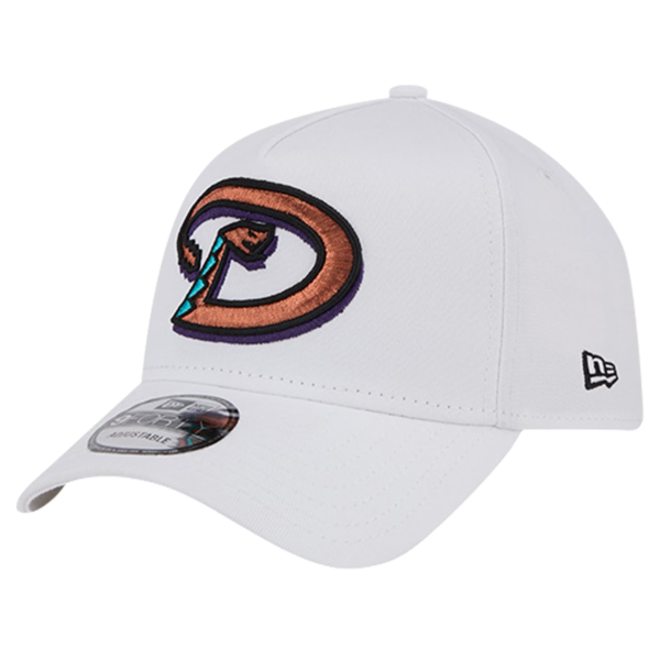 Men New Era White Arizona Diamondbacks Adjustable Hat