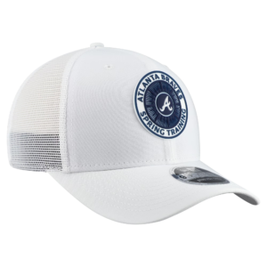 Men New Era White Atlanta Braves 2026 Spring Training Fan Pack Trucker Hat
