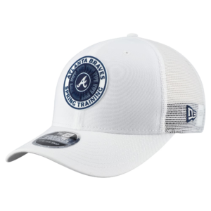 Men New Era White Atlanta Braves 2026 Spring Training Fan Pack Trucker Hat