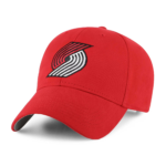 Men Red Portland Trail Blazers Logo Adjustable Hat