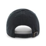 Men's '47 Black Indiana Pacers Primary Logo Clean Up Adjustable Hat