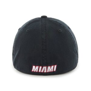 Men's '47 Black Miami Heat Classic Franchise Fitted Hat