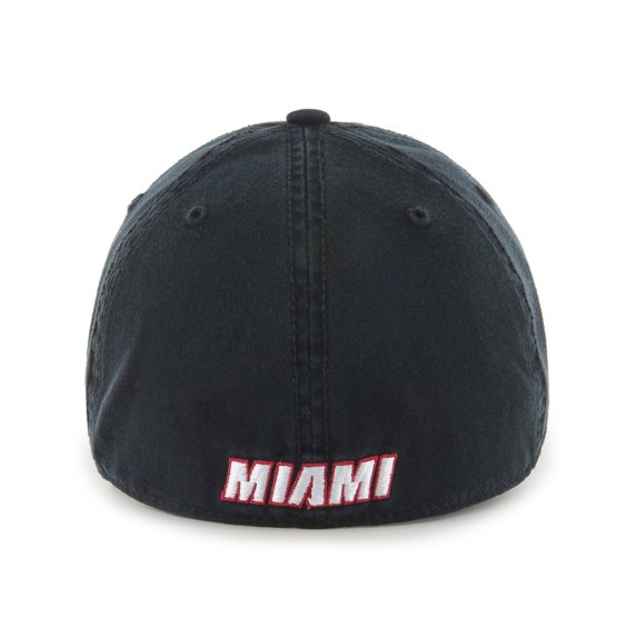 Men's '47 Black Miami Heat Classic Franchise Fitted Hat