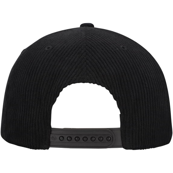 Men's '47 Black Miami Heat Double Header Sidepatch Cord Hitch Adjustable Hat