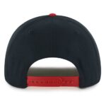 Men's '47 BlackRed Chicago Bulls Dropshadow Rope Hitch Adjustable Hat