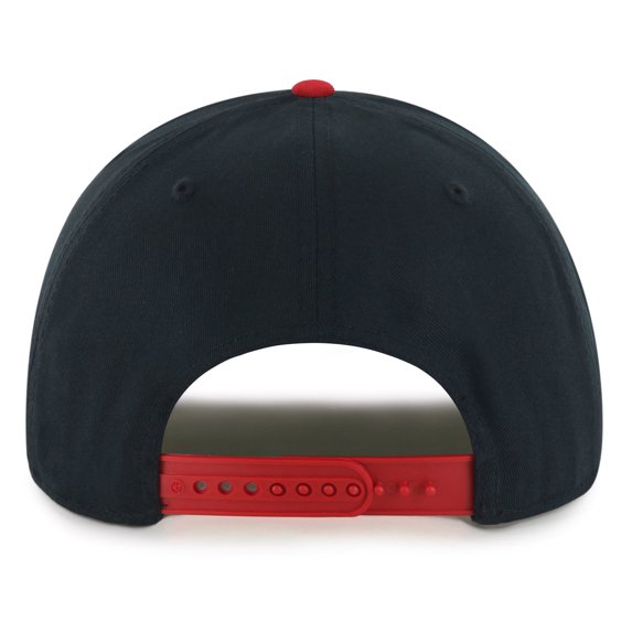 Men's '47 BlackRed Chicago Bulls Dropshadow Rope Hitch Adjustable Hat
