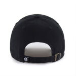Men's '47 Brooklyn Nets Black on Black Clean Up Adjustable Hat