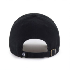 Mens 47 Brooklyn Nets Black on Black Clean Up Adjustable Hat (2)