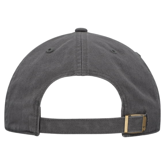 Men's '47 Charcoal Indiana Pacers Primary Logo Clean Up Adjustable Hat
