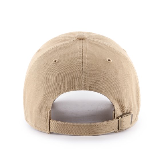 Men's '47 Khaki Indiana Pacers Primary Logo Clean Up Adjustable Hat