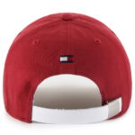 Men's '47 x Tommy Hilfiger RedWhite Miami Heat Courtside Cleanup Adjustable Hat