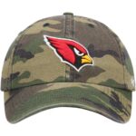 Men’s Arizona Cardinals Camo Woodland Clean Up Adjustable Hat