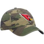 Men’s Arizona Cardinals Camo Woodland Clean Up Adjustable Hat