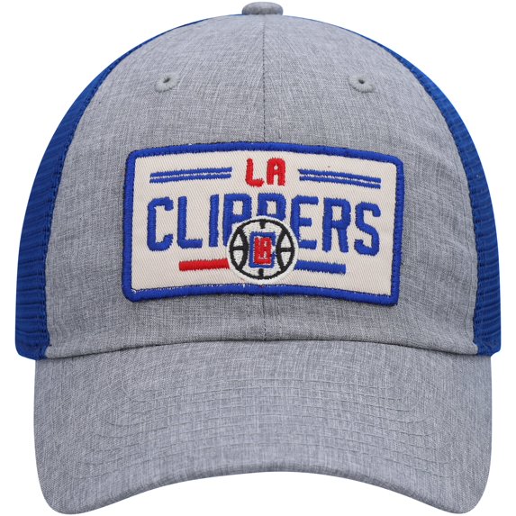 Men's GrayRoyal LA Clippers Lyndon Snapback Hat