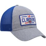 Men's GrayRoyal LA Clippers Lyndon Snapback Hat