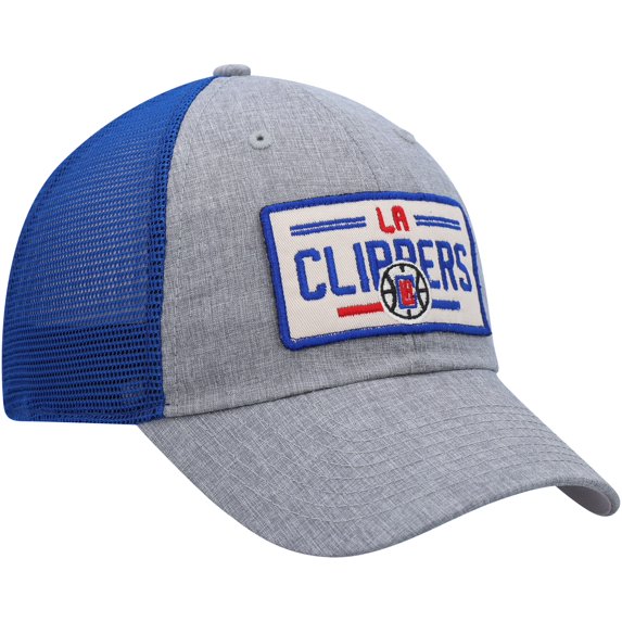 Men's GrayRoyal LA Clippers Lyndon Snapback Hat