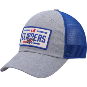 Men's GrayRoyal LA Clippers Lyndon Snapback Hat