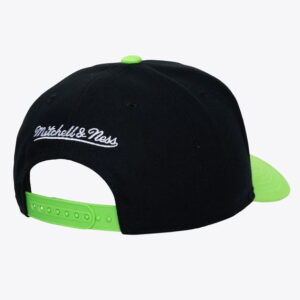 Mens Mitchell & Ness Black Boston Celtics Hardwood Classics Legendary Away Pro-Pinch Adjustable Hat (2)