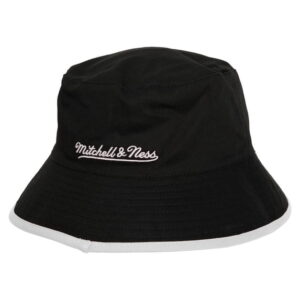 Men's Mitchell & Ness Black Miami Heat Flip It Reversible Bucket Hat