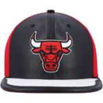 Men's Mitchell & Ness BlackWhite Chicago Bulls Day One Snapback Hat
