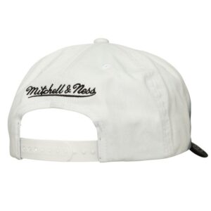 Men's Mitchell & Ness BlackWhite Miami Heat Dip Dye Pro Crown Adjustable Hat