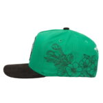 Men's-Mitchell & Ness Kelly Green/Black Boston Celtics May Flowers Adjustable Hat