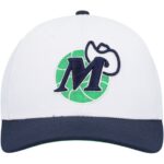 Men's Mitchell & Ness WhiteNavy Dallas Mavericks Hardwood Classics Core 2-Tone 2.0 Pro Snapback Hat