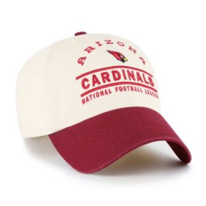 Mens NFL Arizona Cardinals Natural Windham Clean Up Adjustable Hat