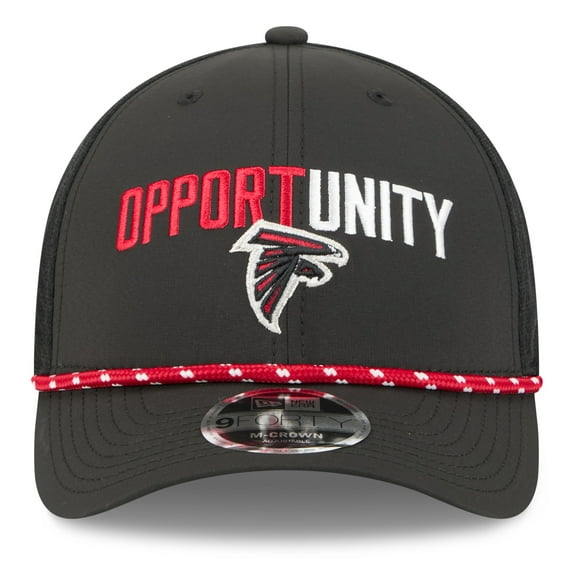 Men’s NFL Atlanta Falcons Black 2025 Inspire Change M-Crown Adjustable Hat