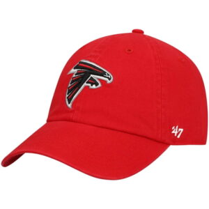 Men’s NFL Atlanta Falcons Red Secondary Clean Up Adjustable Hat