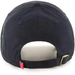 Mens NFL Black Atlanta Falcons Classic Clean Up Adjustable Hat