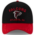 Men's NFL Black/Red Atlanta Falcons 2025 Draft 39THIRTY Flex Hat