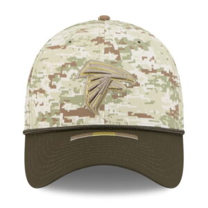 Mens NFL Camo Atlanta Falcons 2025 Salute to Service 39THIRTY Flex Hat