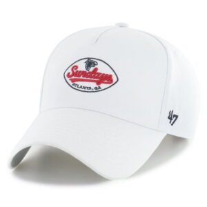 Men's NFL White Atlanta Falcons Sundays Offside Adjustable Hat