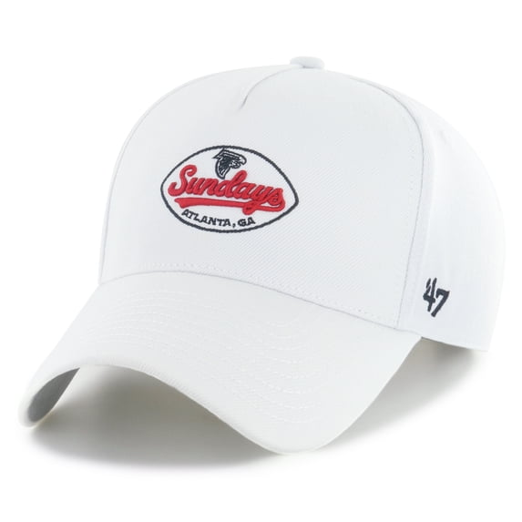 Men's NFL White Atlanta Falcons Sundays Offside Adjustable Hat
