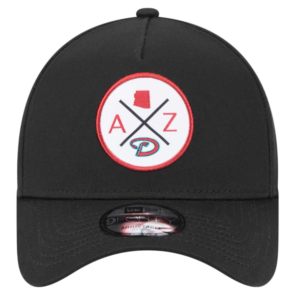 Mens New Era Black Arizona Diamondbacks Adjustable Hat