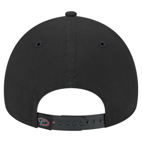 Mens New Era Black Arizona Diamondbacks Adjustable Hat