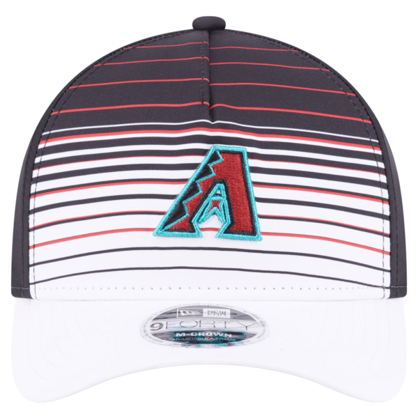 Mens New Era Black Arizona Diamondbacks Gradient Crown Adjustable Hat
